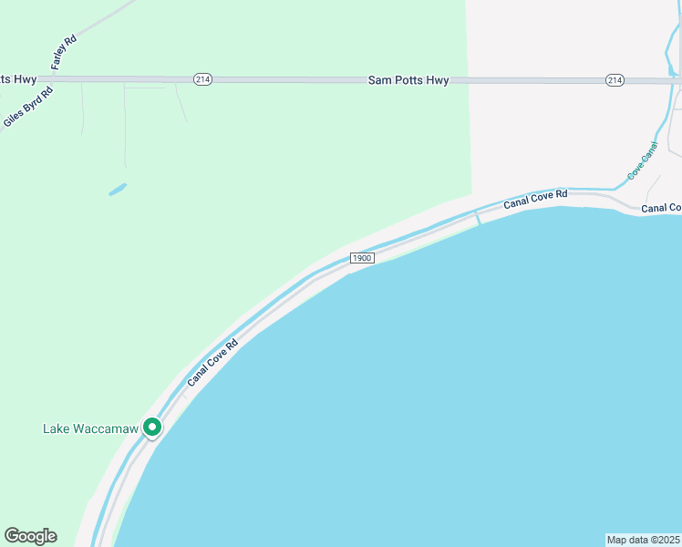 map of restaurants, bars, coffee shops, grocery stores, and more near 1102 Canal Cove Road in Lake Waccamaw