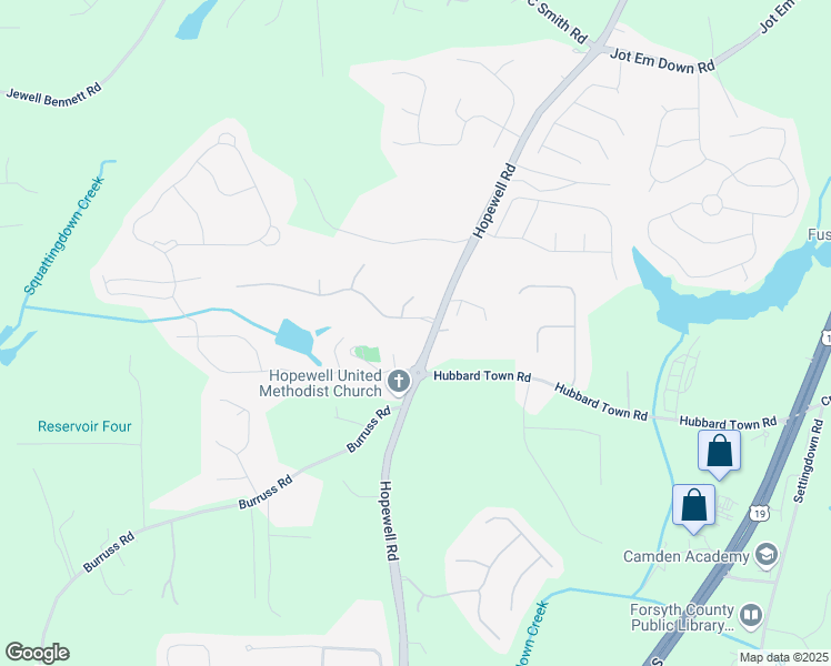 map of restaurants, bars, coffee shops, grocery stores, and more near 5575 Twelve Oaks Drive in Cumming