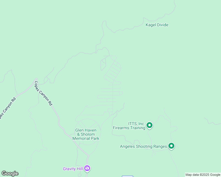map of restaurants, bars, coffee shops, grocery stores, and more near Indian Mesa Drive in Los Angeles County