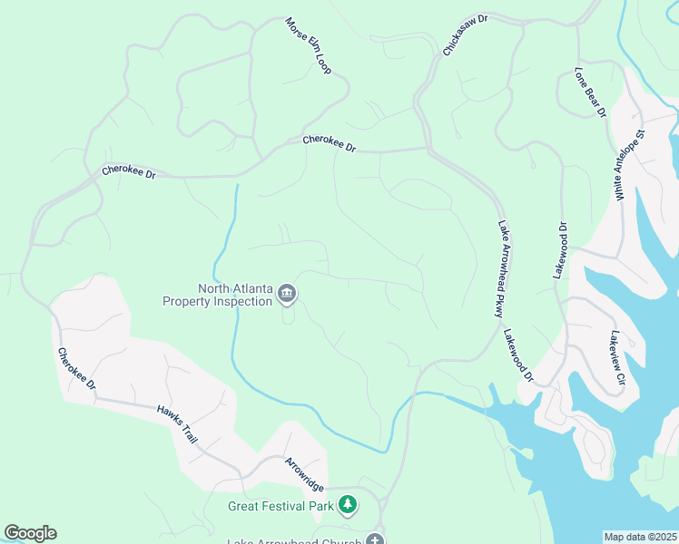 map of restaurants, bars, coffee shops, grocery stores, and more near 182 White Eagle Drive in Waleska