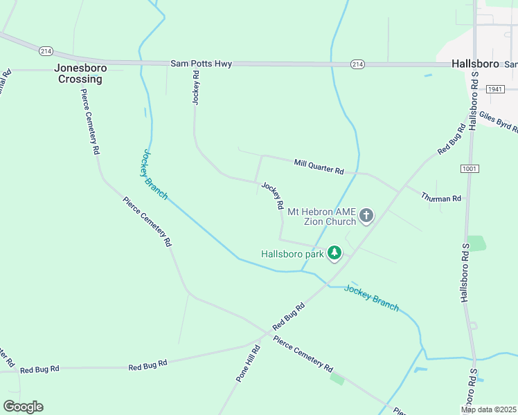 map of restaurants, bars, coffee shops, grocery stores, and more near 688 Jockey Road in Hallsboro
