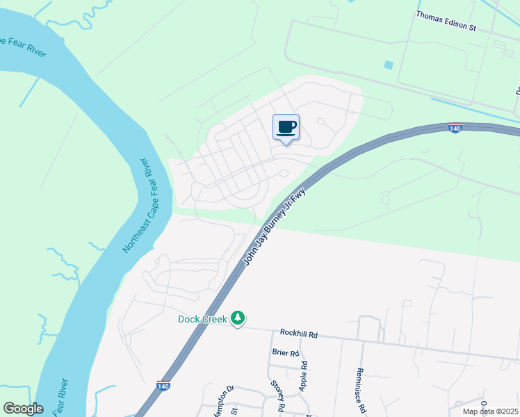map of restaurants, bars, coffee shops, grocery stores, and more near 336 Cornubia Drive in Castle Hayne