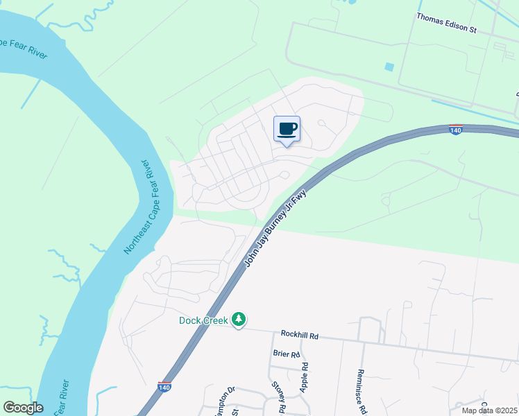 map of restaurants, bars, coffee shops, grocery stores, and more near 336 Cornubia Drive in Castle Hayne