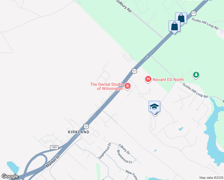 map of restaurants, bars, coffee shops, grocery stores, and more near 8973 Stephens Church Road in Wilmington