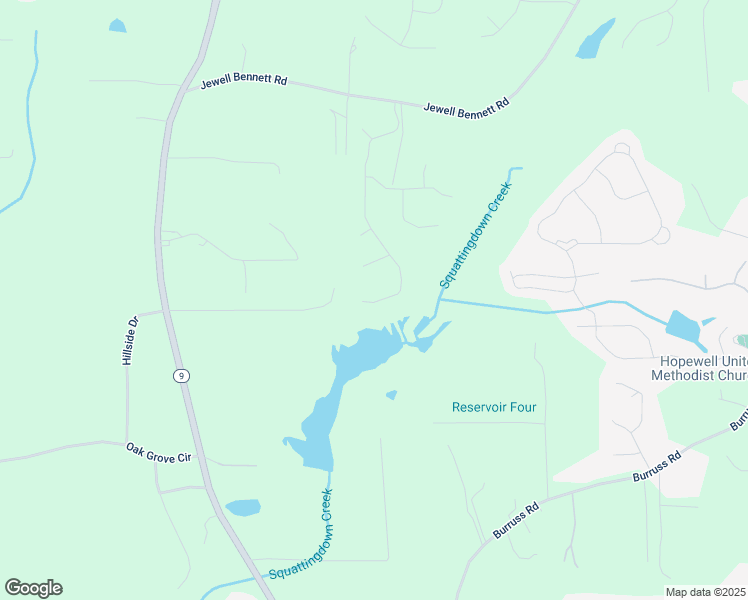 map of restaurants, bars, coffee shops, grocery stores, and more near 6810 Settingdown Creek Drive in Dawsonville