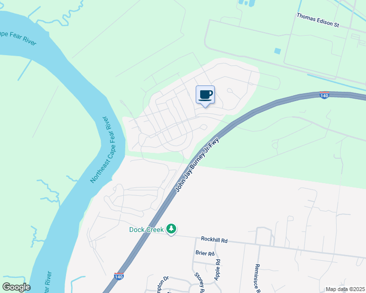 map of restaurants, bars, coffee shops, grocery stores, and more near 337 Cornubia Drive in Castle Hayne