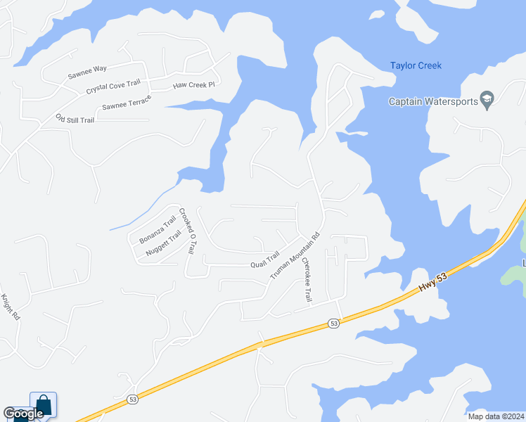 map of restaurants, bars, coffee shops, grocery stores, and more near 6350 Quail Trail in Gainesville