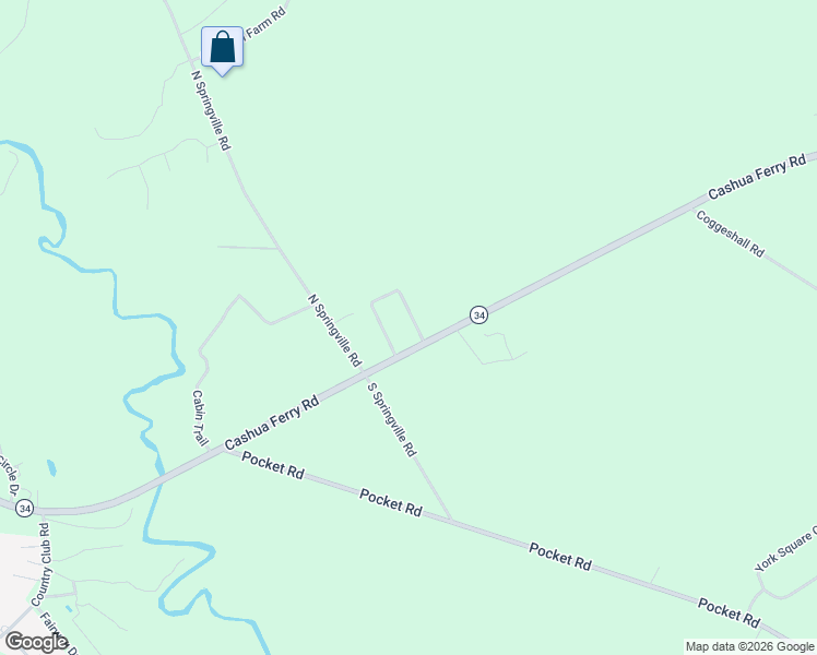 map of restaurants, bars, coffee shops, grocery stores, and more near 102 Spring Heights Circle in Darlington
