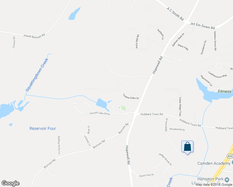 map of restaurants, bars, coffee shops, grocery stores, and more near 5705 Twelve Oaks Drive in Cumming