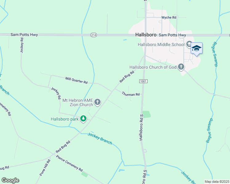 map of restaurants, bars, coffee shops, grocery stores, and more near 383 Red Bug Road in Hallsboro