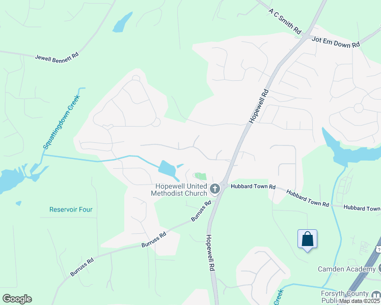map of restaurants, bars, coffee shops, grocery stores, and more near 5705 Twelve Oaks Drive in Cumming