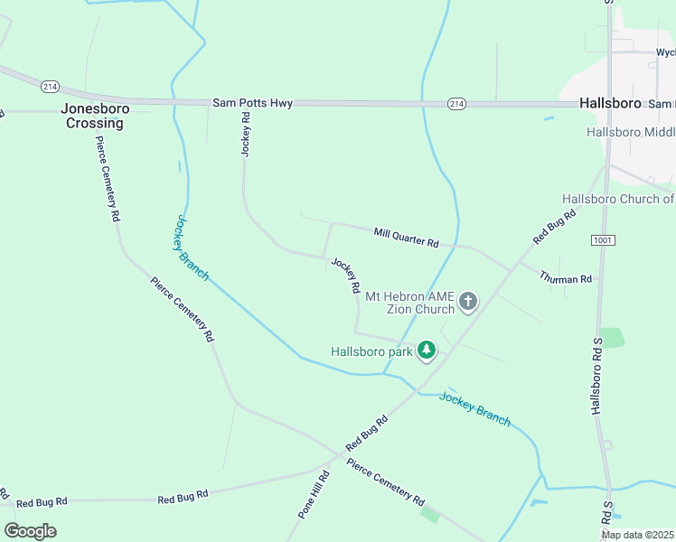 map of restaurants, bars, coffee shops, grocery stores, and more near 610 Jockey Road in Hallsboro