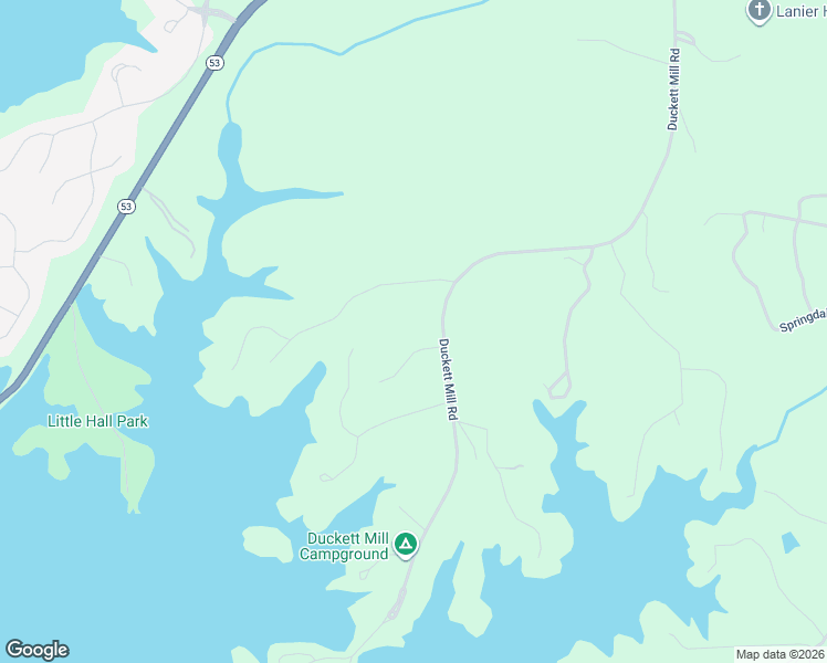 map of restaurants, bars, coffee shops, grocery stores, and more near 3452 Hickory Lake Drive in Gainesville