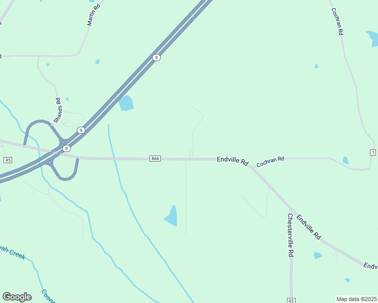 map of restaurants, bars, coffee shops, grocery stores, and more near 1669 Endville Road in Pontotoc County