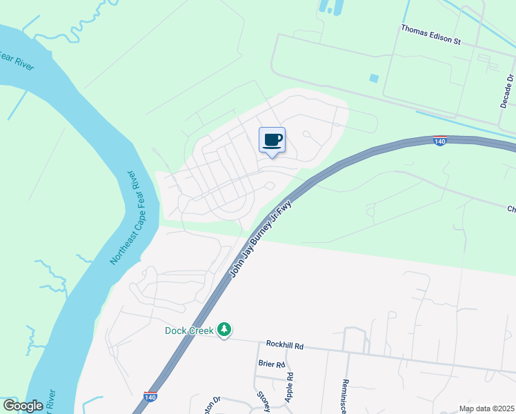 map of restaurants, bars, coffee shops, grocery stores, and more near 356 Cornubia Drive in Castle Hayne