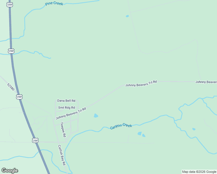 map of restaurants, bars, coffee shops, grocery stores, and more near 559 Johnny Beavers Trail Road in Broken Bow