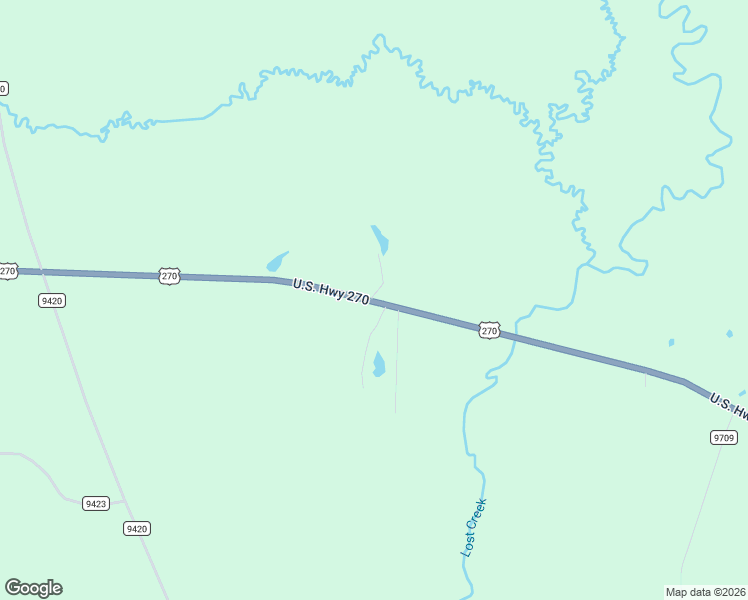 map of restaurants, bars, coffee shops, grocery stores, and more near 4500 U.S. 270 in Sheridan
