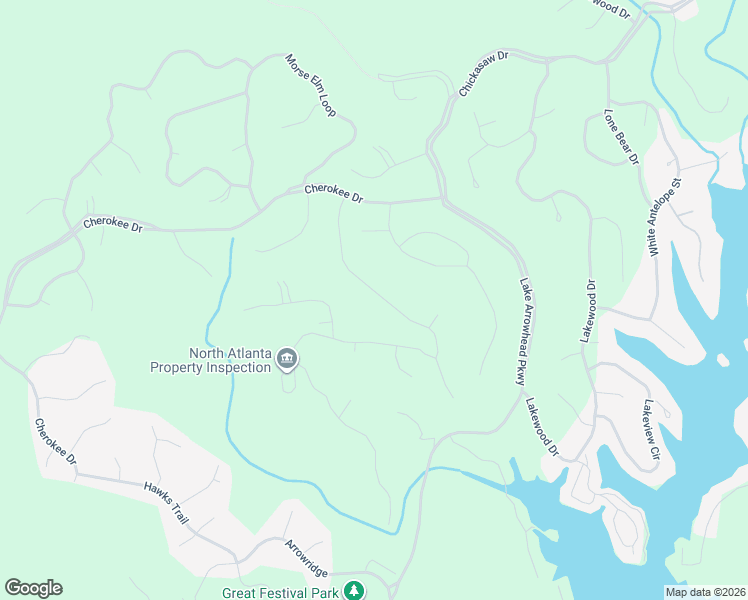 map of restaurants, bars, coffee shops, grocery stores, and more near 194 Sitting Bull Court in Waleska