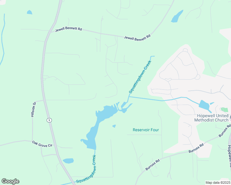 map of restaurants, bars, coffee shops, grocery stores, and more near 6605 Settingdown Creek Drive in Forsyth County
