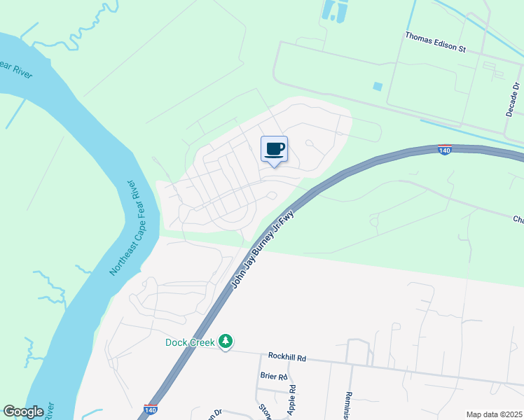 map of restaurants, bars, coffee shops, grocery stores, and more near 364 Cornubia Drive in Castle Hayne