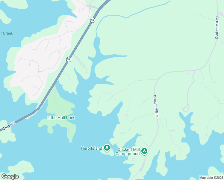 map of restaurants, bars, coffee shops, grocery stores, and more near 3397 Banks Mountain Drive in Gainesville