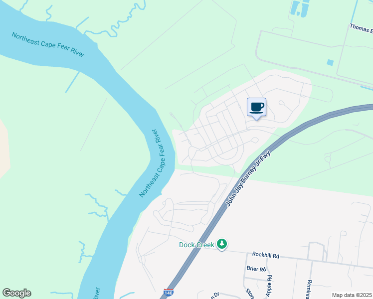 map of restaurants, bars, coffee shops, grocery stores, and more near 925 Chair Road in Castle Hayne