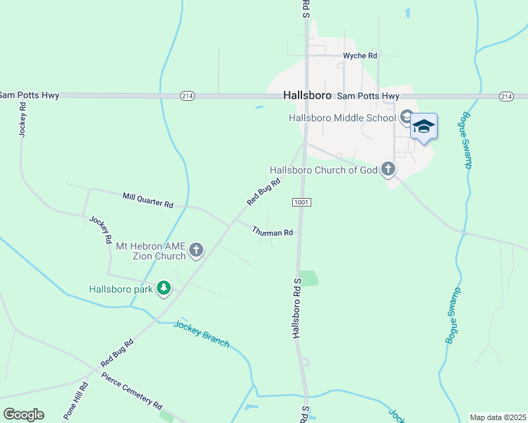 map of restaurants, bars, coffee shops, grocery stores, and more near 75 Valley Lane in Hallsboro