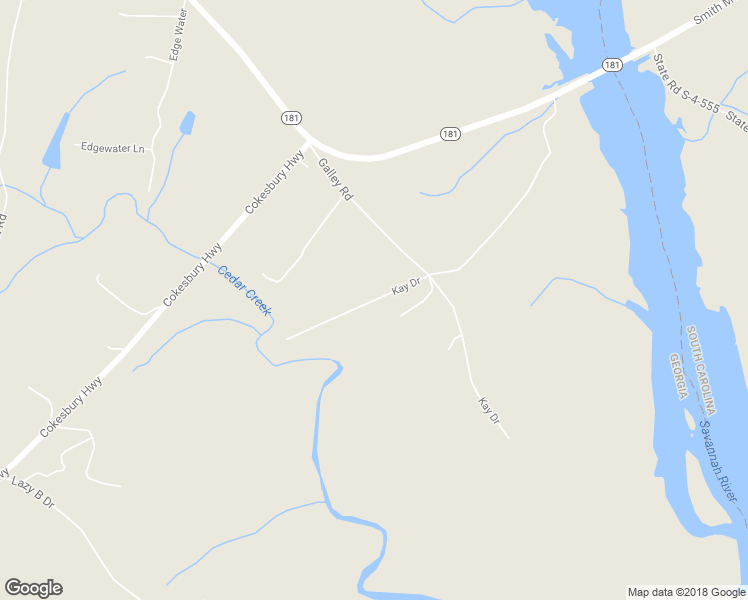 map of restaurants, bars, coffee shops, grocery stores, and more near 399 Kay Drive in Hartwell