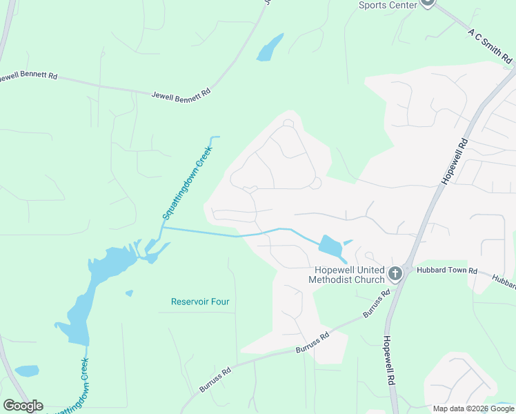 map of restaurants, bars, coffee shops, grocery stores, and more near 6625 Rambling Vale in Cumming