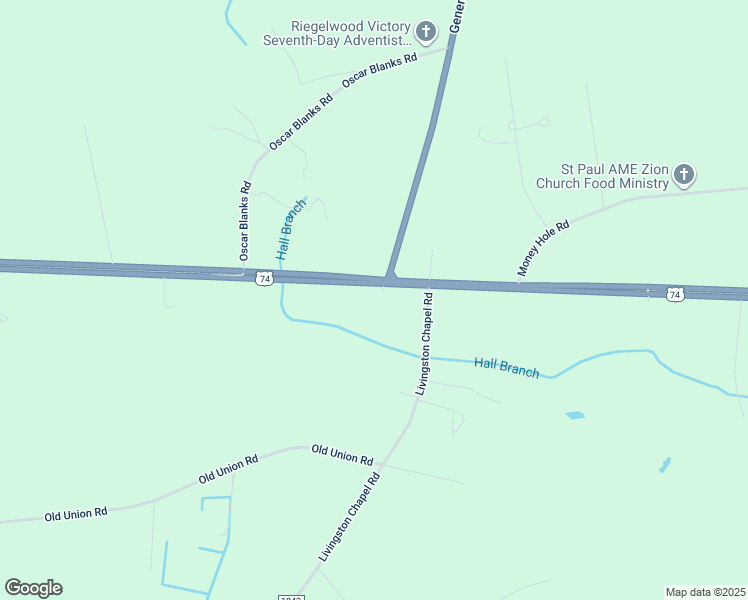 map of restaurants, bars, coffee shops, grocery stores, and more near 22114 Andrew Jackson Highway East in Bolton