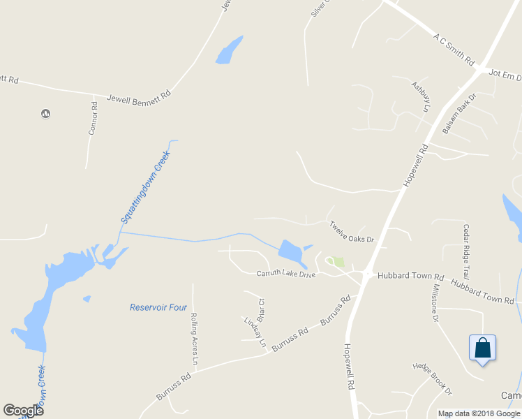 map of restaurants, bars, coffee shops, grocery stores, and more near 5880 Twelve Oaks Drive in Cumming