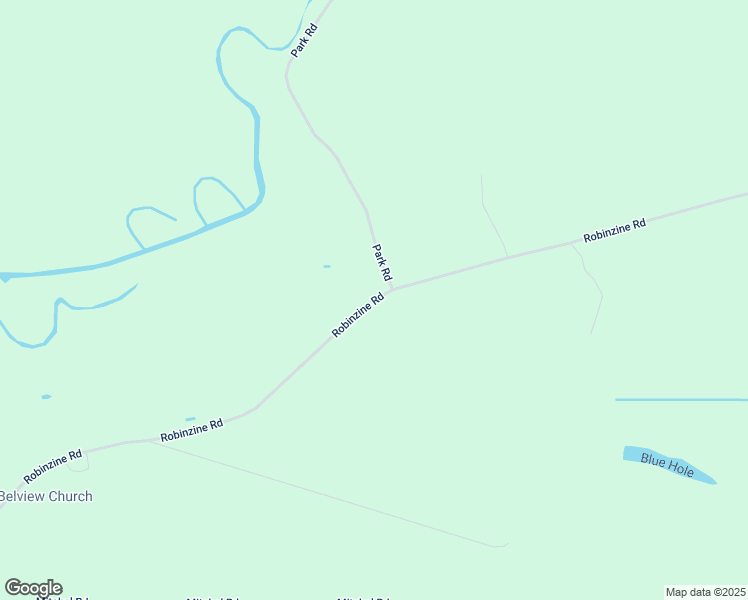 map of restaurants, bars, coffee shops, grocery stores, and more near Robinzine Road in Quitman County