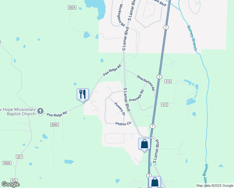 map of restaurants, bars, coffee shops, grocery stores, and more near 156 Peyton Circle in Oxford