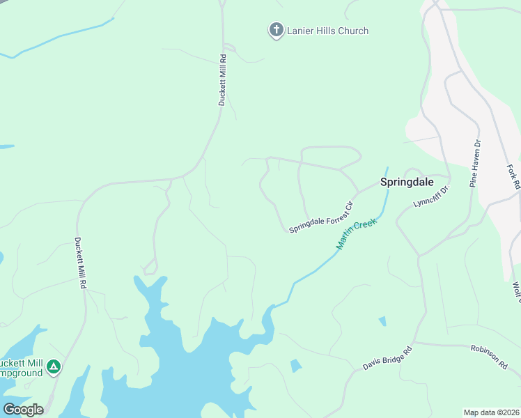 map of restaurants, bars, coffee shops, grocery stores, and more near 3363 Springdale Forrest Circle in Gainesville