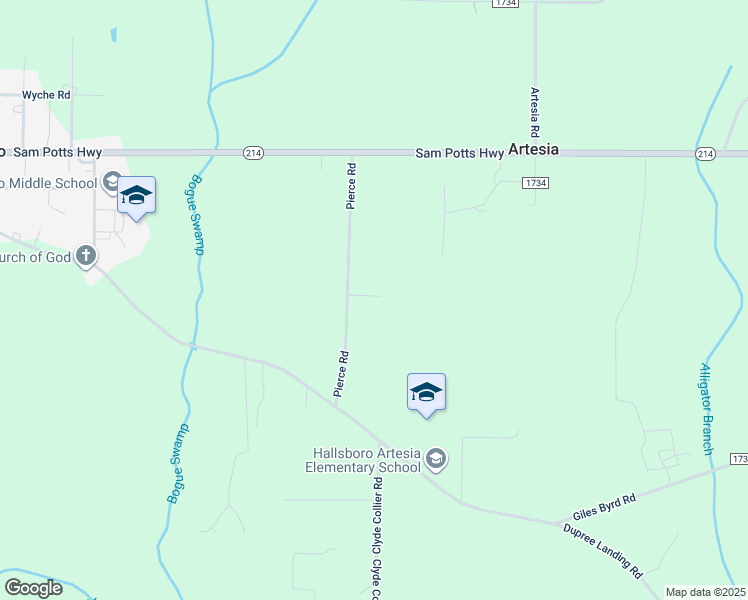 map of restaurants, bars, coffee shops, grocery stores, and more near 74 Spears Lane in Hallsboro