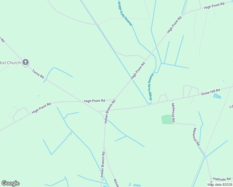 map of restaurants, bars, coffee shops, grocery stores, and more near 825-917 High Point Road in Hartsville