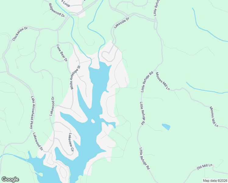 map of restaurants, bars, coffee shops, grocery stores, and more near 280 Hillside Drive in Waleska