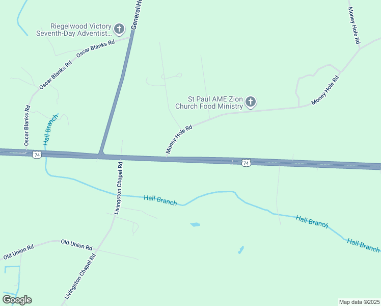 map of restaurants, bars, coffee shops, grocery stores, and more near 22569 Andrew Jackson Highway East in Bolton