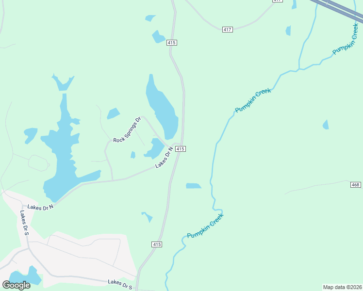 map of restaurants, bars, coffee shops, grocery stores, and more near 248 County Road 415 in Oxford