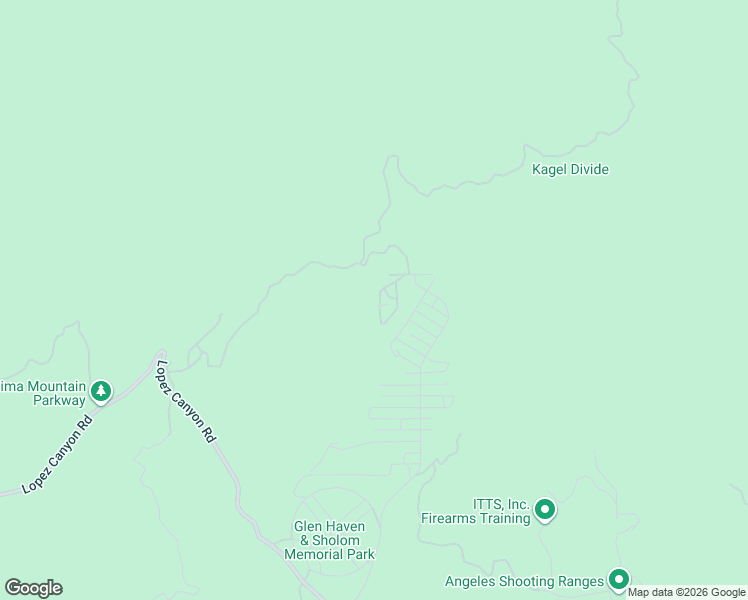 map of restaurants, bars, coffee shops, grocery stores, and more near 13770 Purple Ridge Road in Los Angeles County