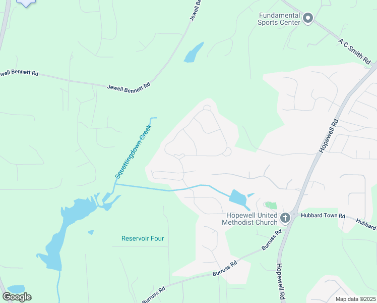 map of restaurants, bars, coffee shops, grocery stores, and more near 7630 Rambling Vale in Cumming