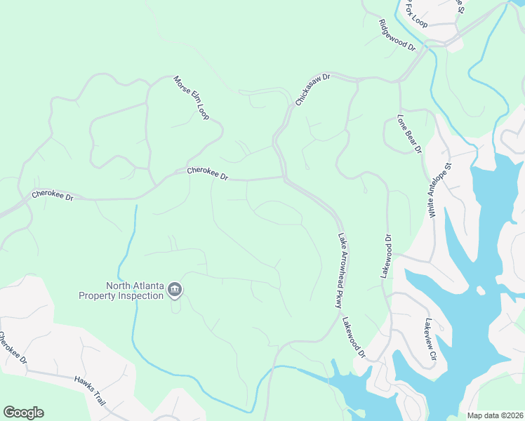 map of restaurants, bars, coffee shops, grocery stores, and more near 117 Moose Loop in Waleska