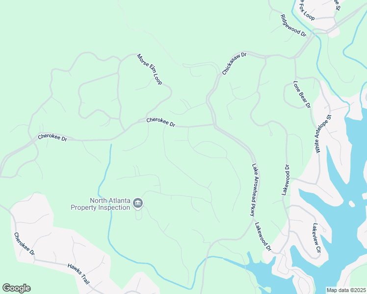 map of restaurants, bars, coffee shops, grocery stores, and more near 105 Winn Court in Waleska