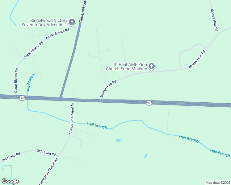 map of restaurants, bars, coffee shops, grocery stores, and more near 22569 Andrew Jackson Highway East in Bolton