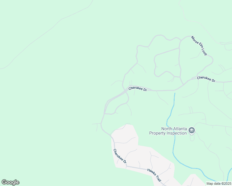 map of restaurants, bars, coffee shops, grocery stores, and more near 284 Cherokee Drive in Waleska