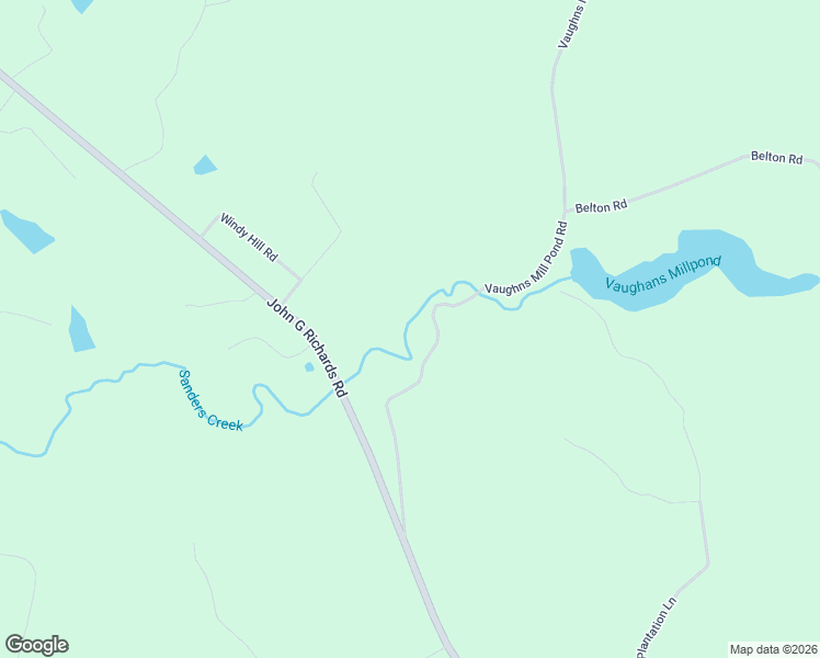 map of restaurants, bars, coffee shops, grocery stores, and more near 675 Vaughns Mill Pond Road in Camden