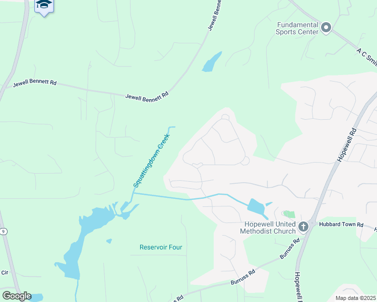 map of restaurants, bars, coffee shops, grocery stores, and more near 6915 Rambling Vale in Cumming