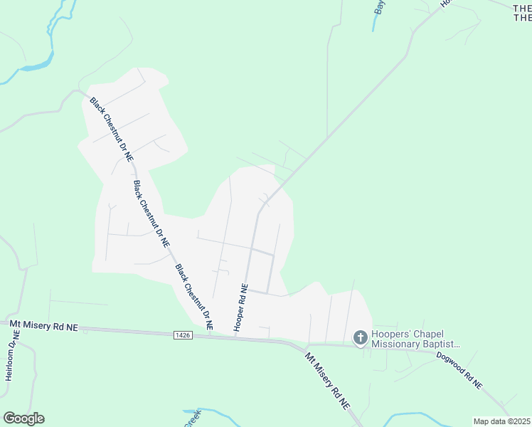map of restaurants, bars, coffee shops, grocery stores, and more near 9058 Hooper Road Northeast in Leland