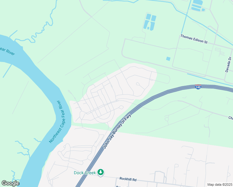 map of restaurants, bars, coffee shops, grocery stores, and more near Rosewood Court in Calabash