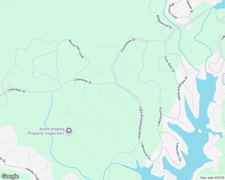 map of restaurants, bars, coffee shops, grocery stores, and more near 117 Moose Loop in Waleska
